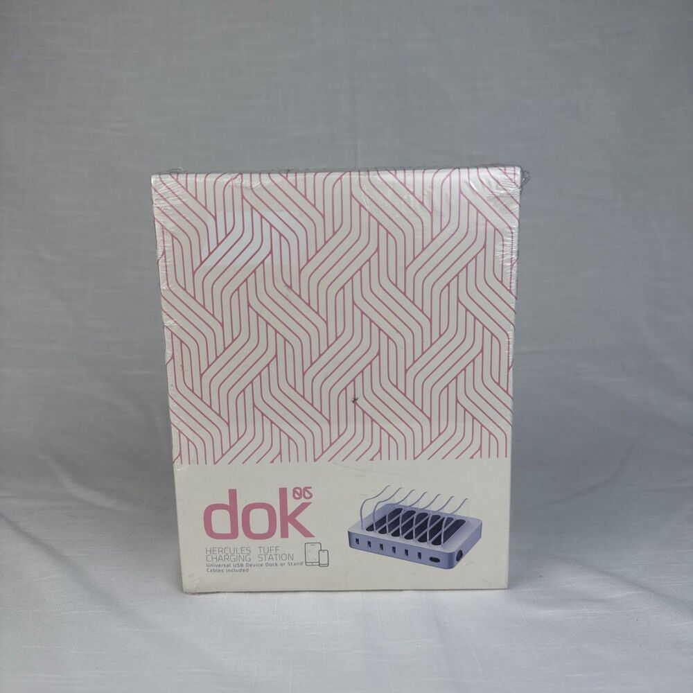 dok Hercules Tuff 6 Port Charging Station Universal USB Device Dock Stand NEW